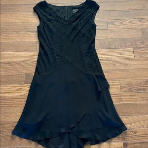 Alex Evenings Elegant Black High Low Dress